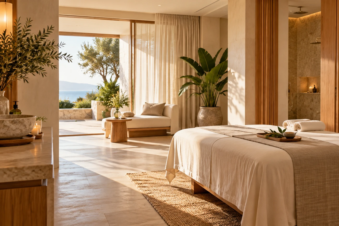 Không gian thư giãn tại PureSpa