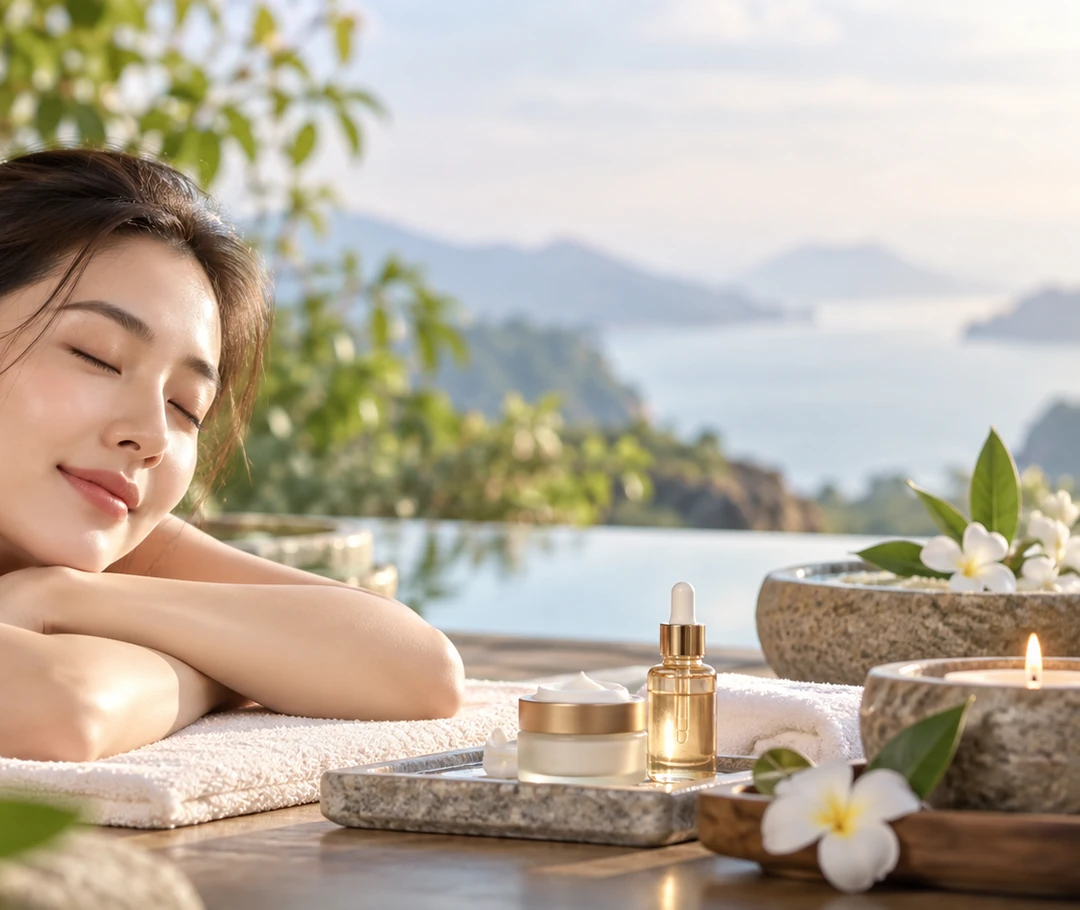 Khoảnh khắc thư giãn khi massage